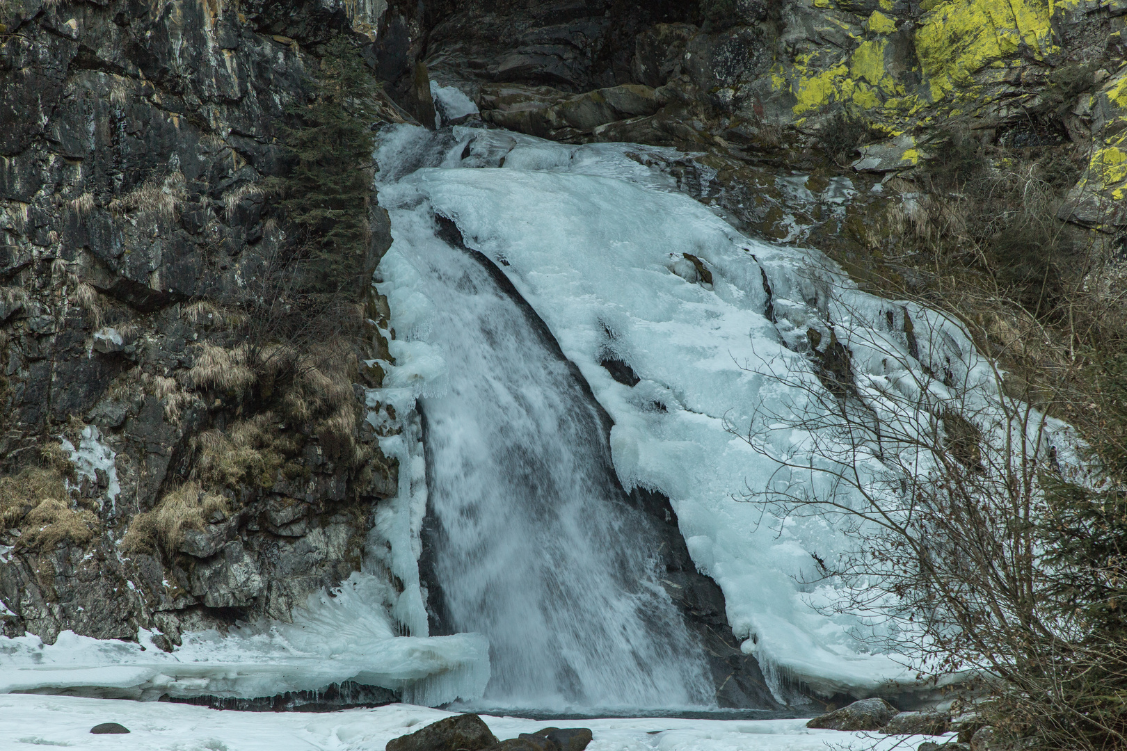 Die Reinbach-Wasserfälle bei Sand in Taufers