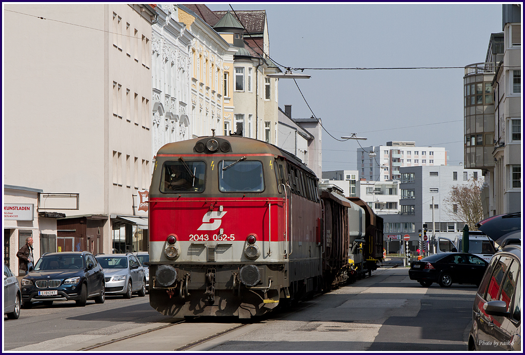 Die Reindlstraße in Linz...