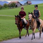 Die Reiterinnen auf dem Jakobsweg / CH