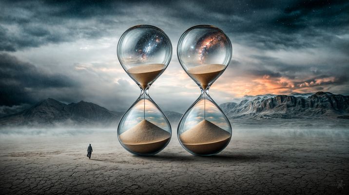 Die Relativität, die Unendlichkeit und die Erfindung der Zeit