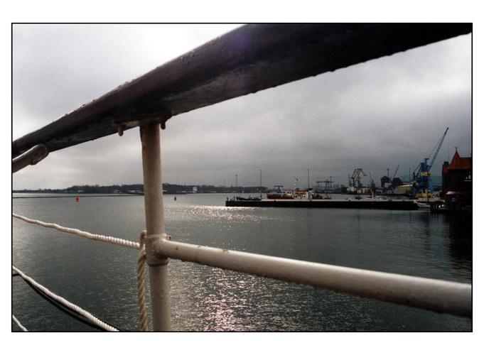 Die Reling der Gorch Fock I