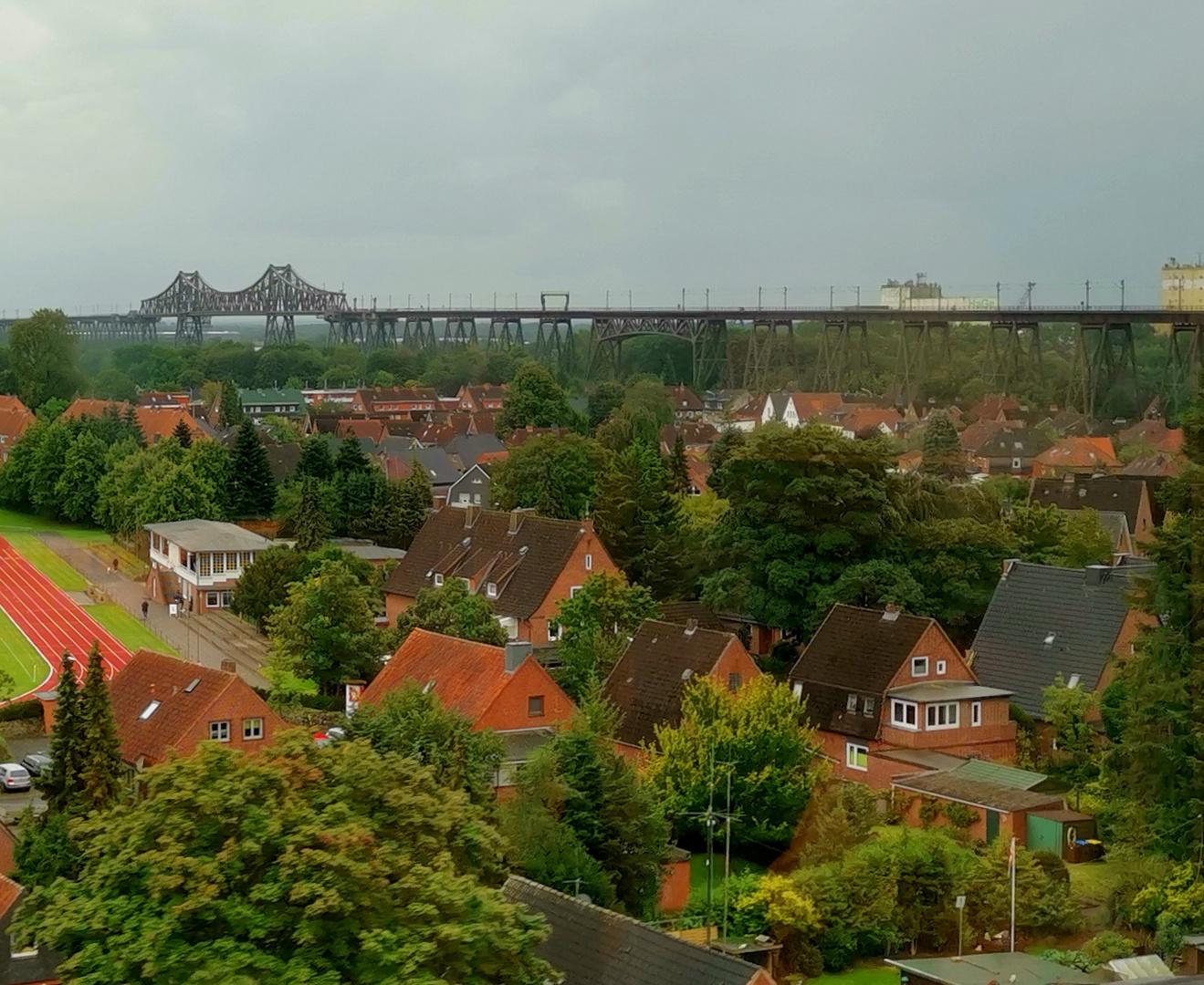 Die Rendsburger Hochbrücke 