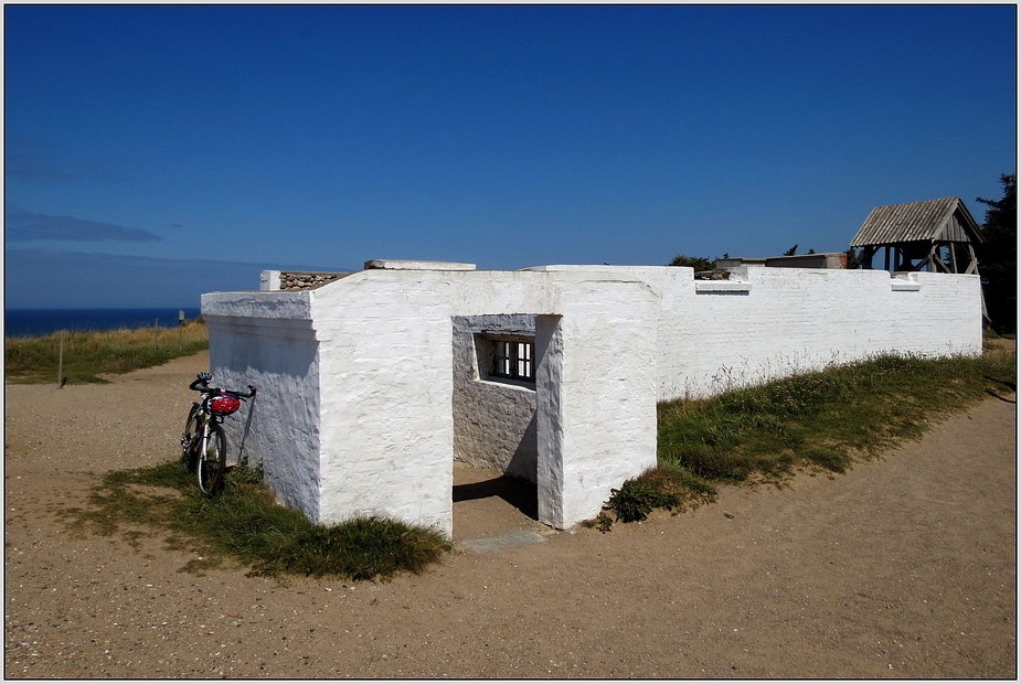 die Reste der Mårup Kirke