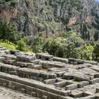 Die Reste des Apollon-Tempels in Delphi