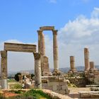 Die Reste des Herkules-Tempels auf der Zitadelle von Amman