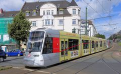 Die Rheinbahn in Düsseldorf-Holthausen