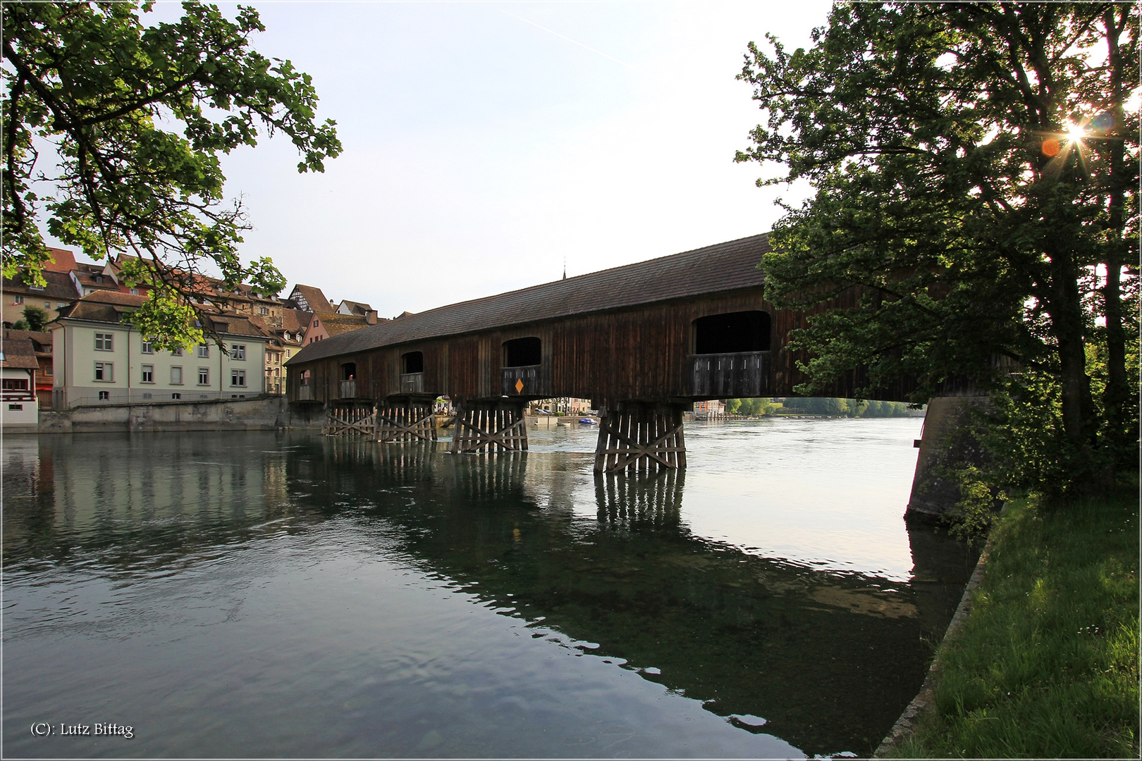 Die Rheinbrücke von Diessenhofen