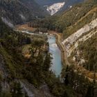 Die Rheinschlucht hinauf