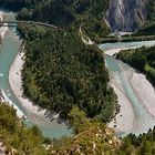 Die Rheinschlucht in der Schweiz