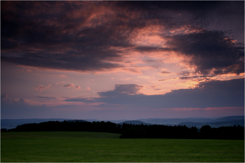 Die Rhön am Abend