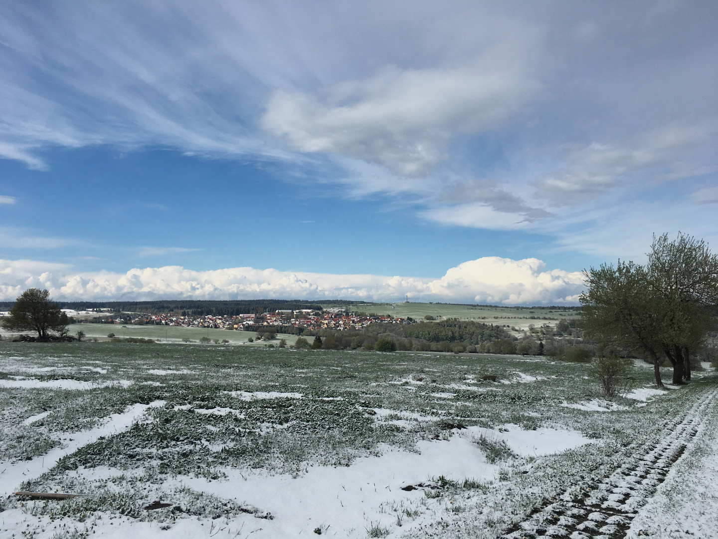 Die Rhön an der Grenze zu Thüringen