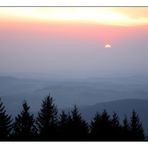 Die Rhön hüllt sich in ihr Nachtgewand