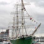 Die Rickmer Rickmers im Hamburger Hafen