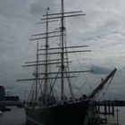 Die RickmerRickmers im Hamburger Hafen