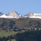 Die Riederalp mit Viertausendern im Hintergrund