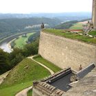 Die riesige Festung Königstein im Elbsandsteingebirge