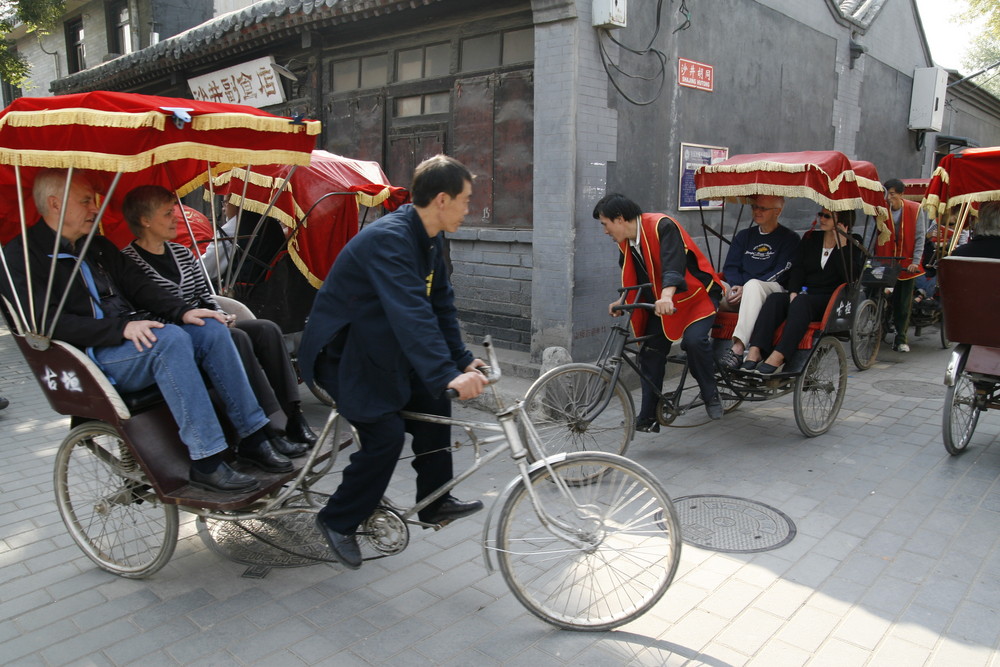 Die Riksha Fahrer von Peking