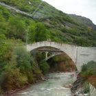 Die Ritibrücke in Neubrück....ein Ort unterhalb von Stalden.VS