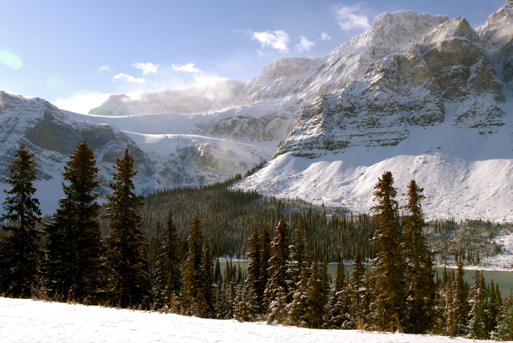 Die Rocky Mountains im Banff Nationalpark, Alberta, Kanada 2007 (FSC-225)