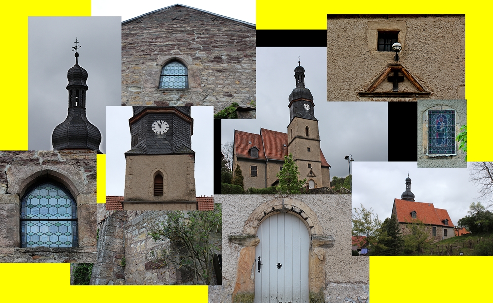 Die Rodaer Dorfkirche bei Ilmenau aus dem 14. Jahrhundert