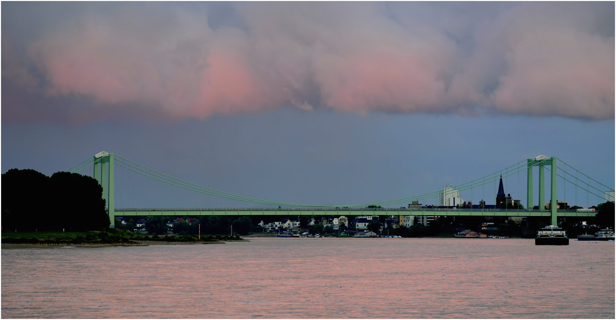 Die Rodenkirchener Autobahnbrücke