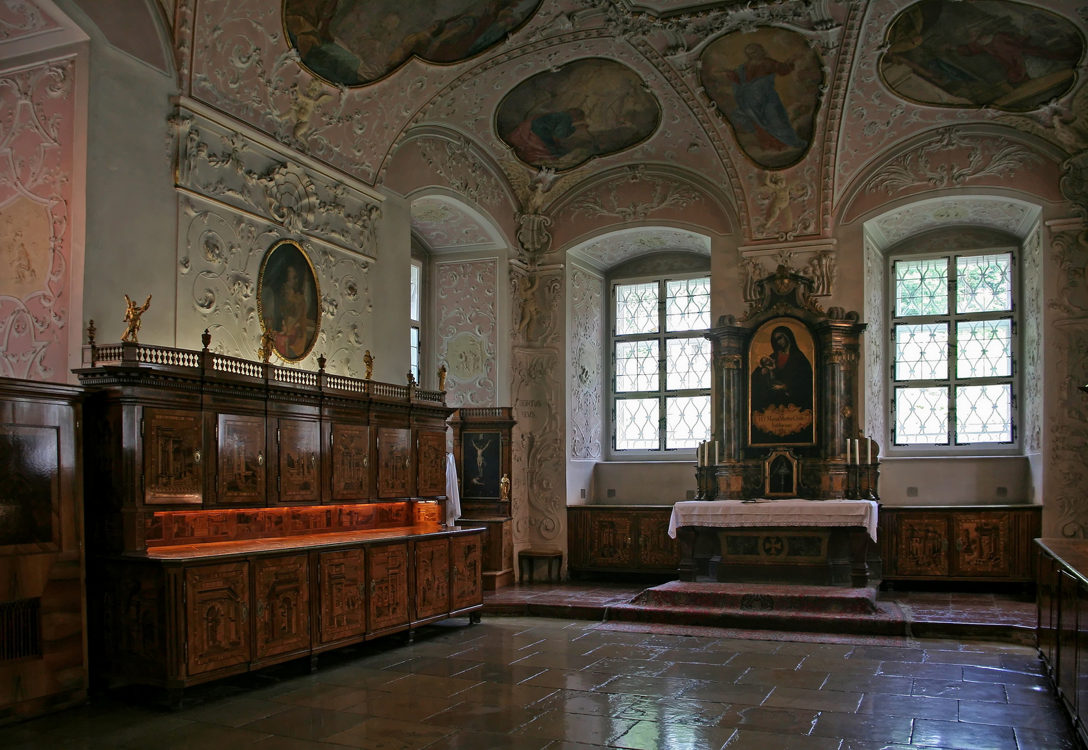 Die RokokoSakristei der Stiftskirche Heiligenkreuz Foto & Bild architektur, europe