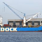 Die ROLLDOCK STORM am Werft Kai in Kiel 