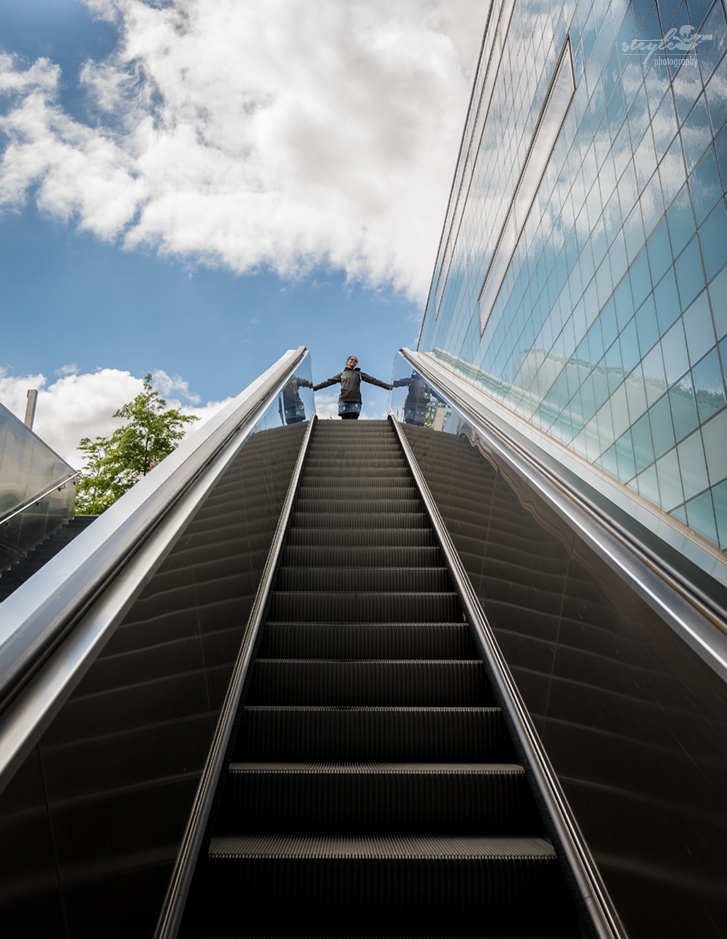 Die rollende Treppe