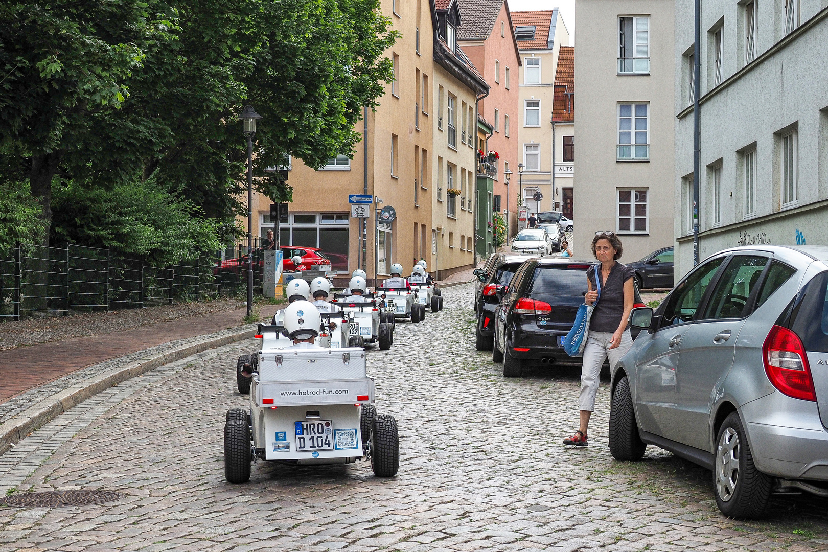 Die Rostocker Hot Rods sind der Hingucker