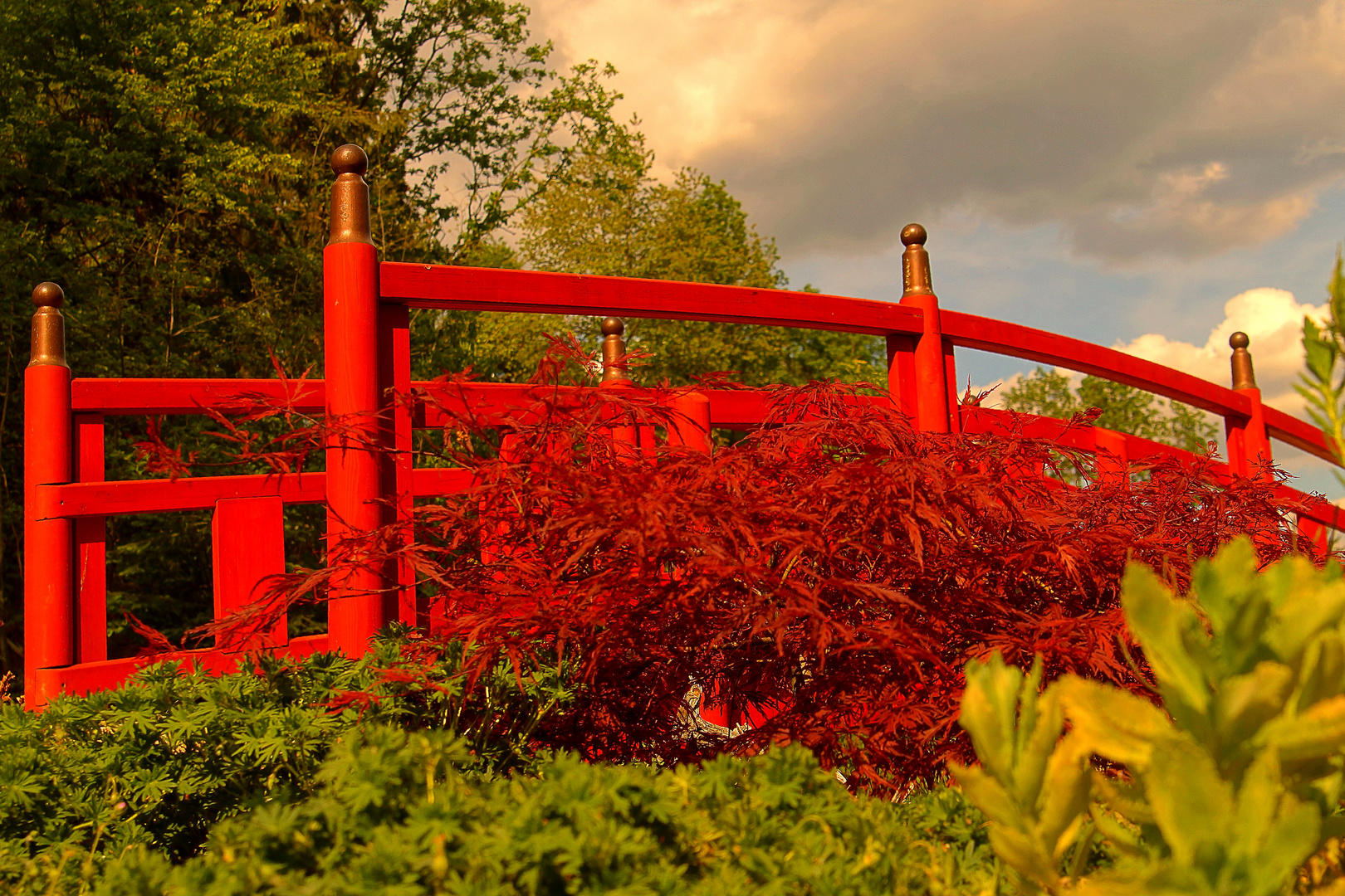 Die rote Brücke