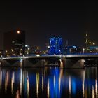 Die rote Brücke am Main