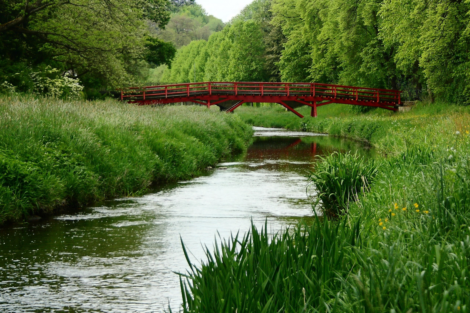 Die rote Brücke