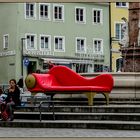 Die rote Chaiselongue ...