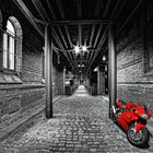 ... die rote Ducati ...