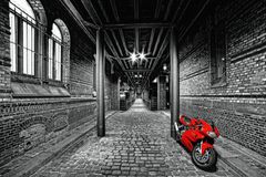 ... die rote Ducati ...