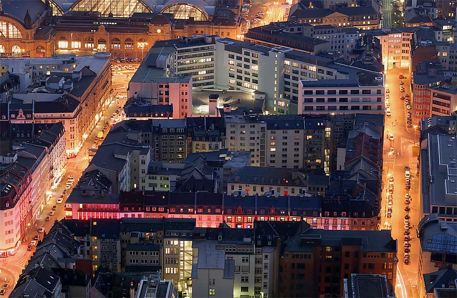 Die rote Meile von Frankfurt