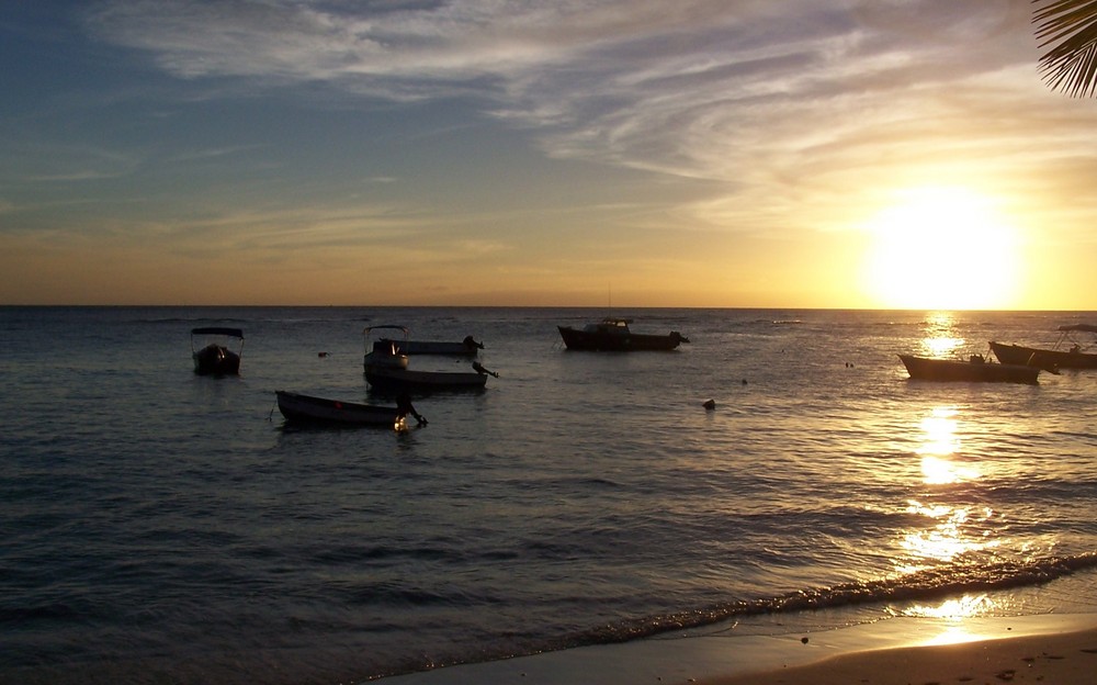 Die rote Sonne von Barbados.....