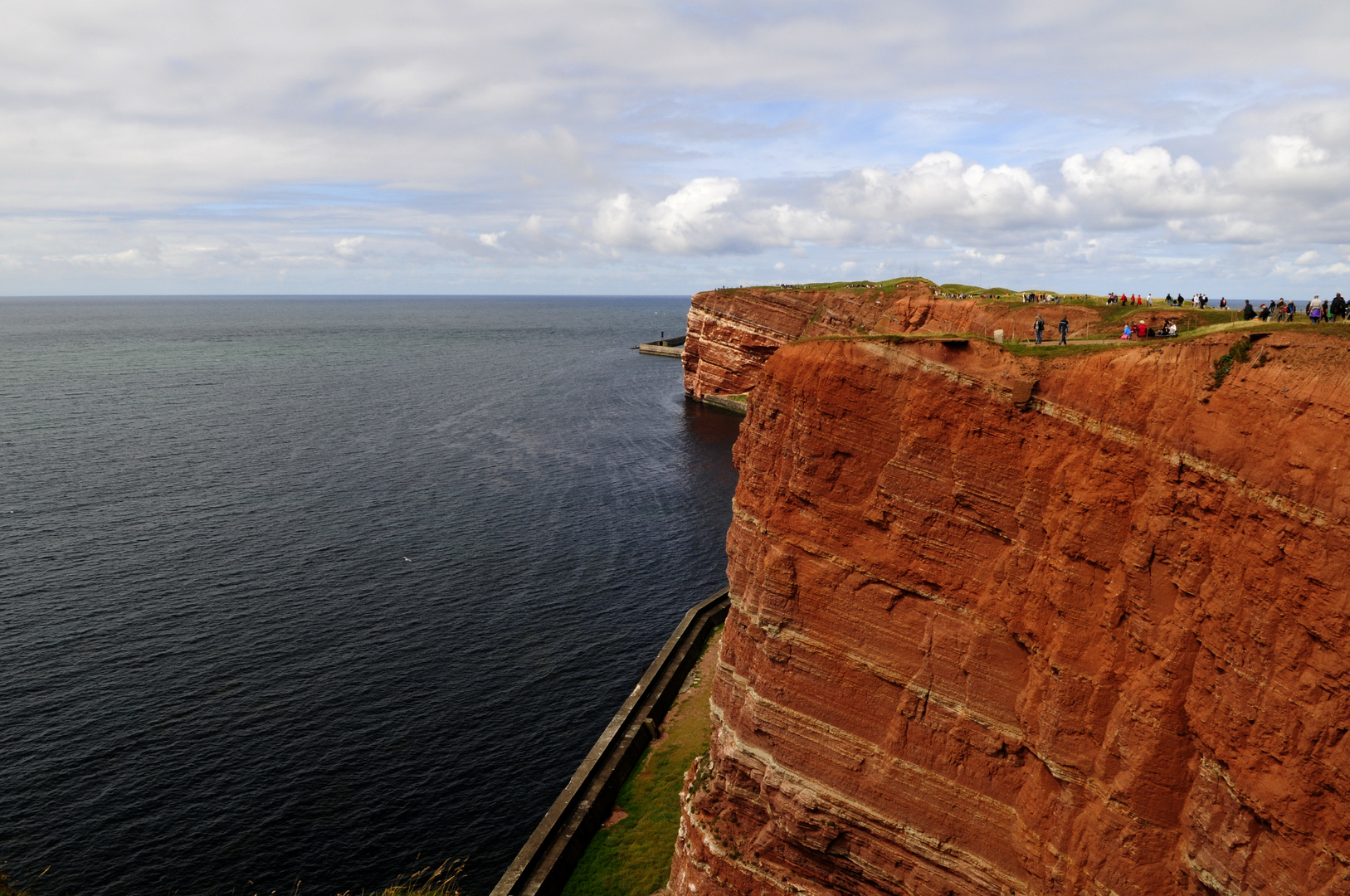 Die rote Steilküste von Helgoland