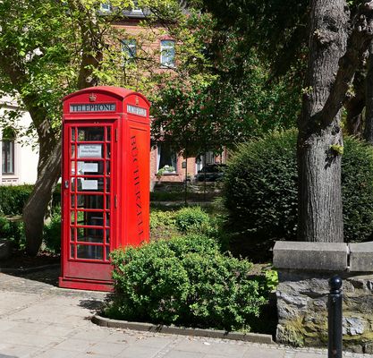 Die rote Telefonzelle