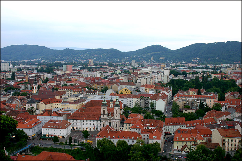 Die roten Dächer von Graz II