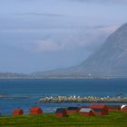 Die roten Häuser am Meer