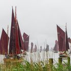 Die roten Segel starten zur Zeesboot-Regatta