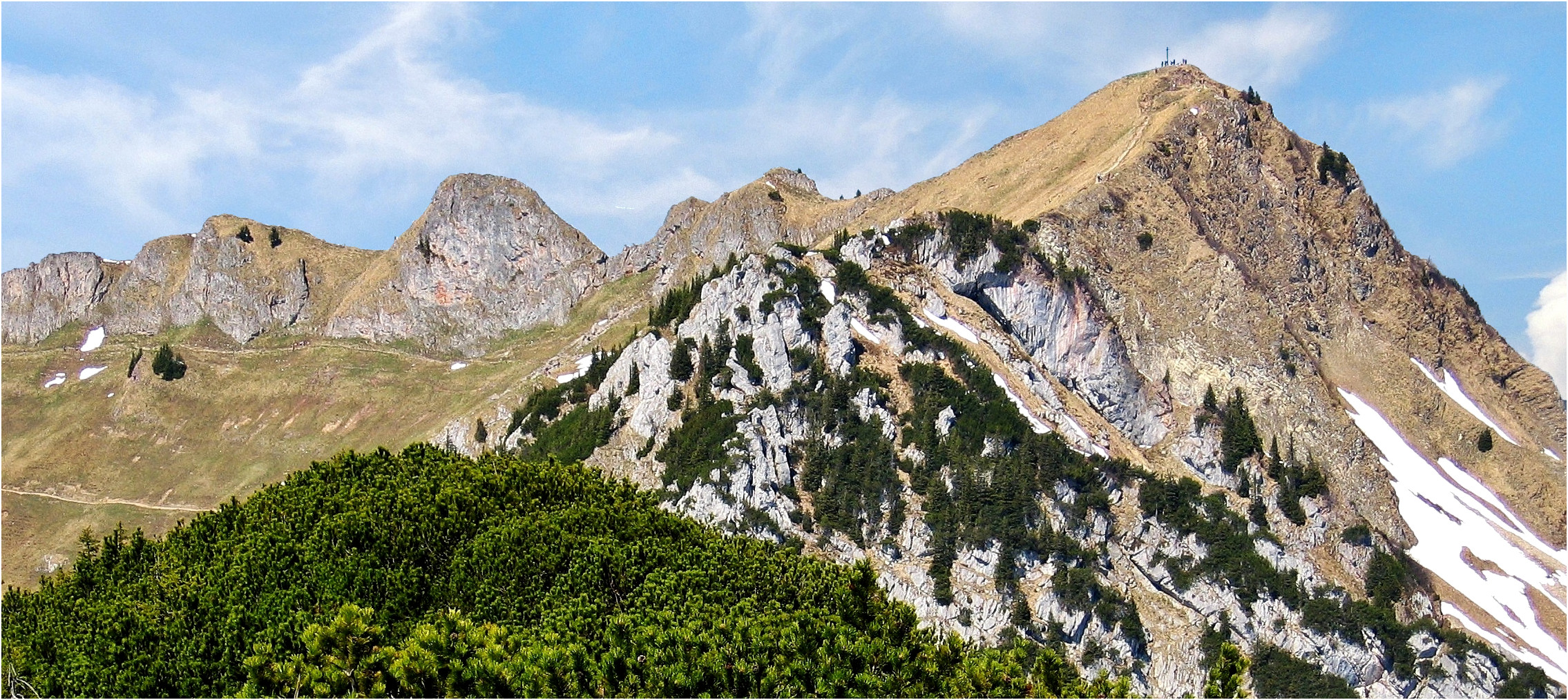 Die Rotwand (1884 m) ist…