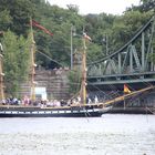 Die Royal Luise hat nun die Glienicker Brücke.....