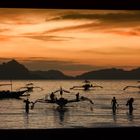 Die Rückkehr der Boote am Abend