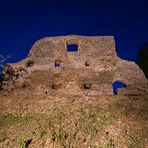 Die Rückseite der Burgruine...