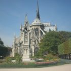 die Rückseite von Notre Dame