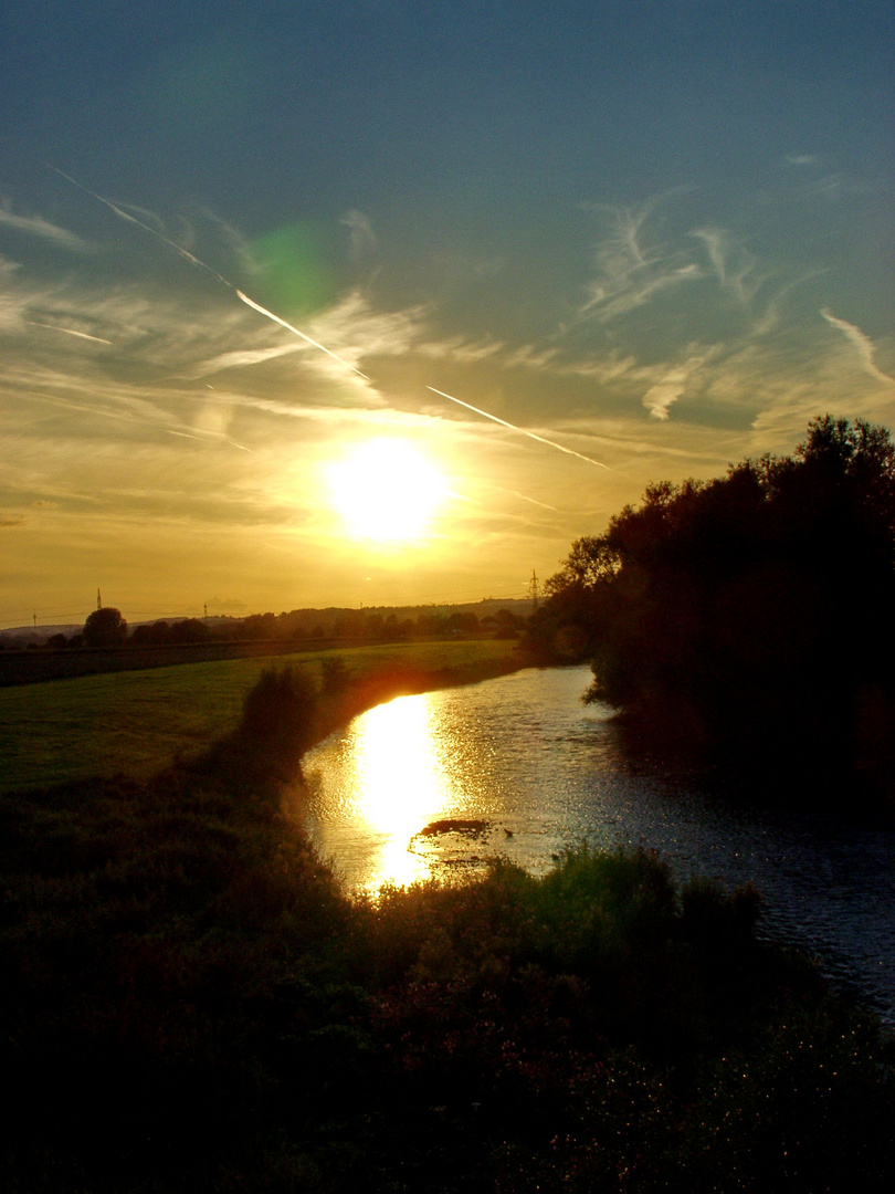 Die Ruhe an der Ruhe