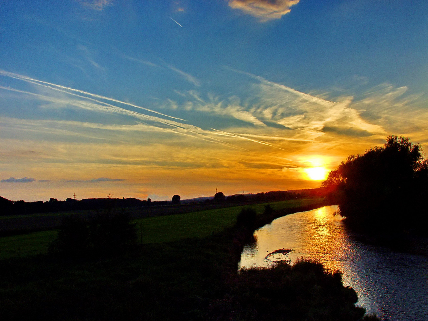 Die Ruhe an der Ruhe Sonnenuntergang2