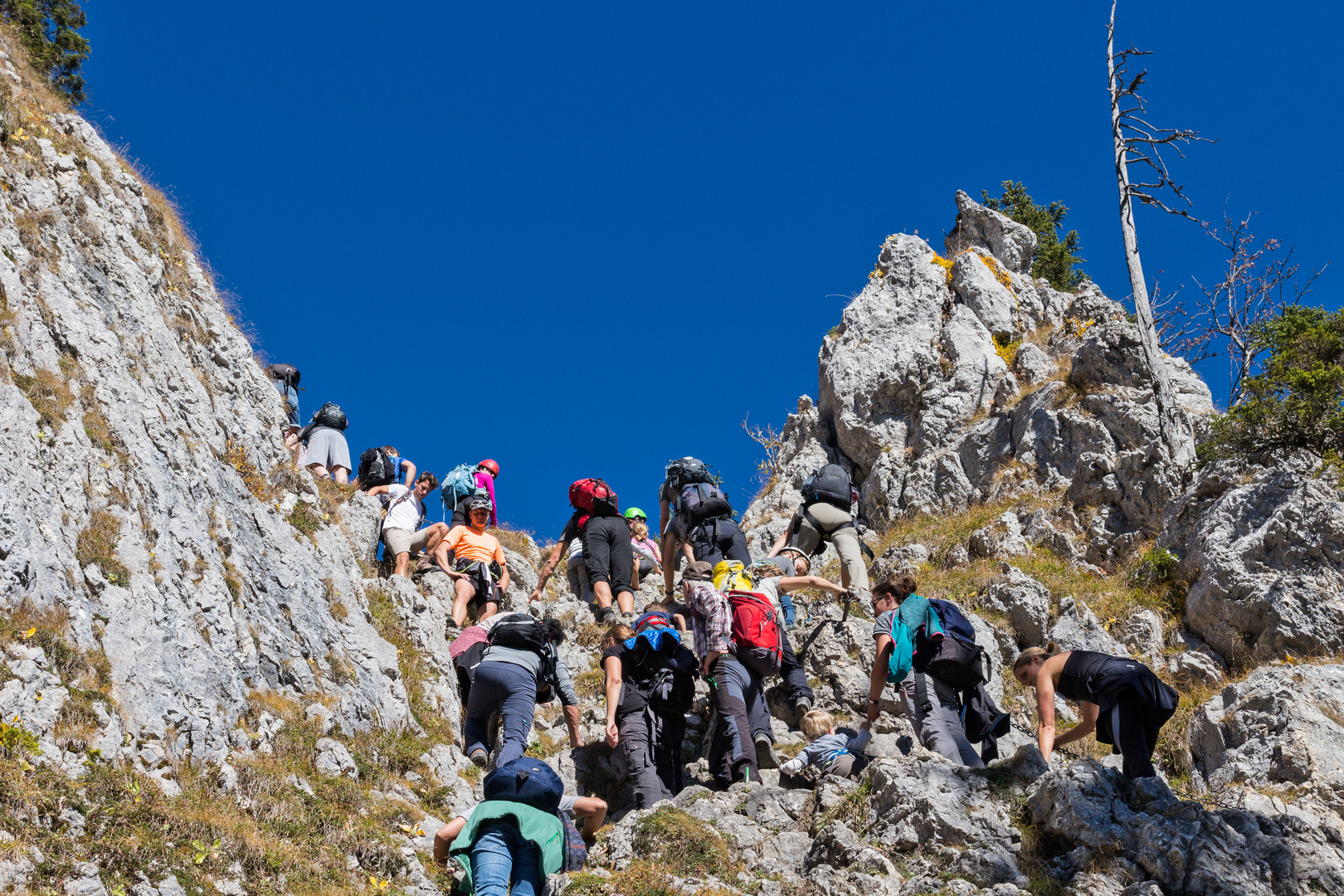 Die Ruhe und Einsamkeit der Berge...